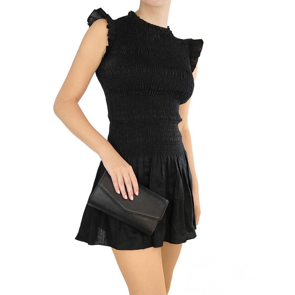 Olga Berg NIC Envelope Clutch (Black)