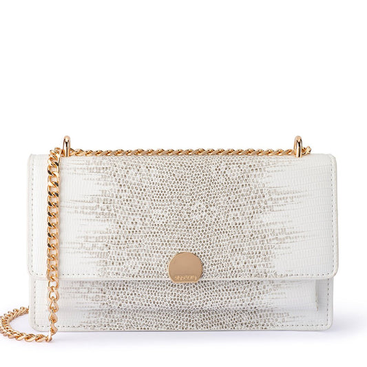 Olga Berg NICOLETTA Shoulder Bag (White)