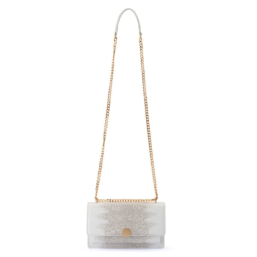 Olga Berg NICOLETTA Shoulder Bag (White)