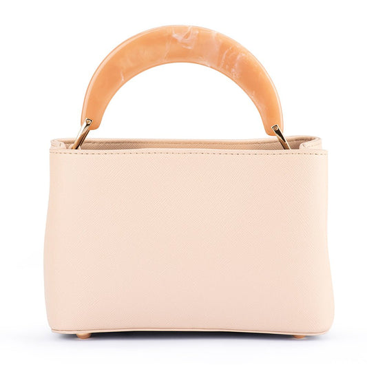 Olga Berg OLIVIA Top Handle Bag (Natural)
