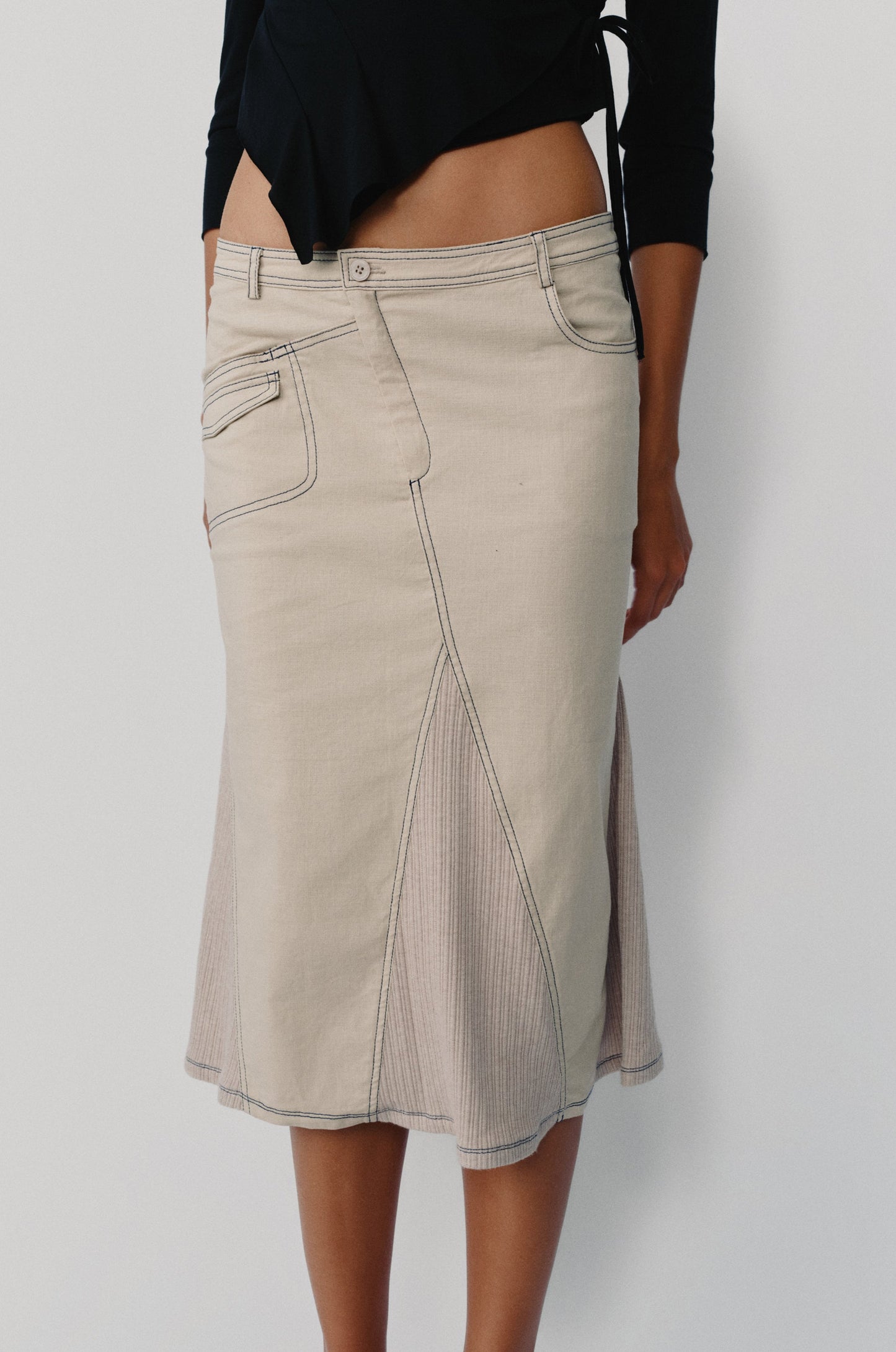 Ondine Skirt (Taupe)