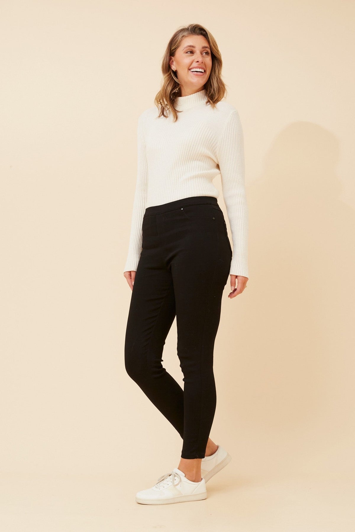 PRESLEY SKINNY PANTS (Black)