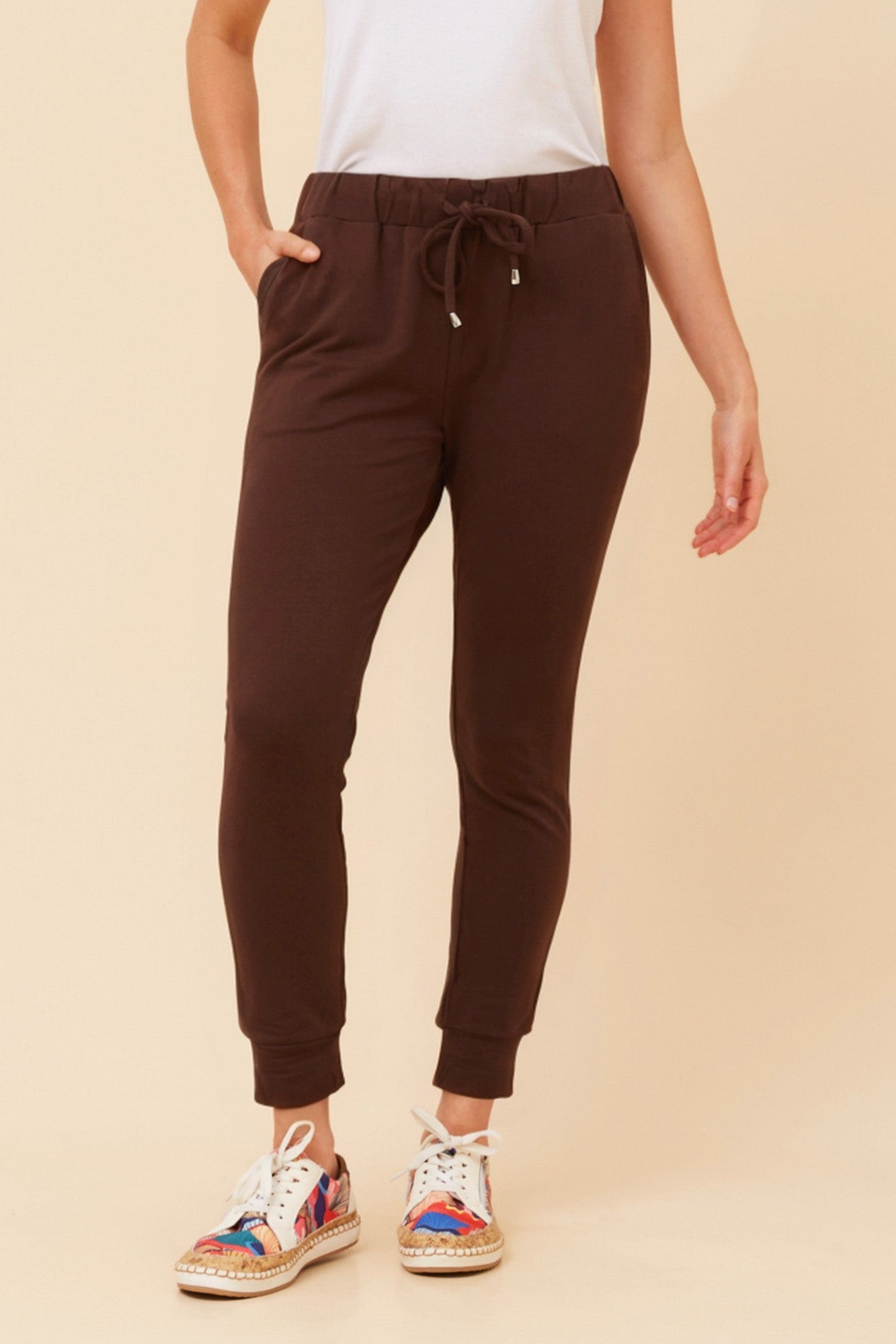 KENDALL FLEECE TRACK PANTS (Black)