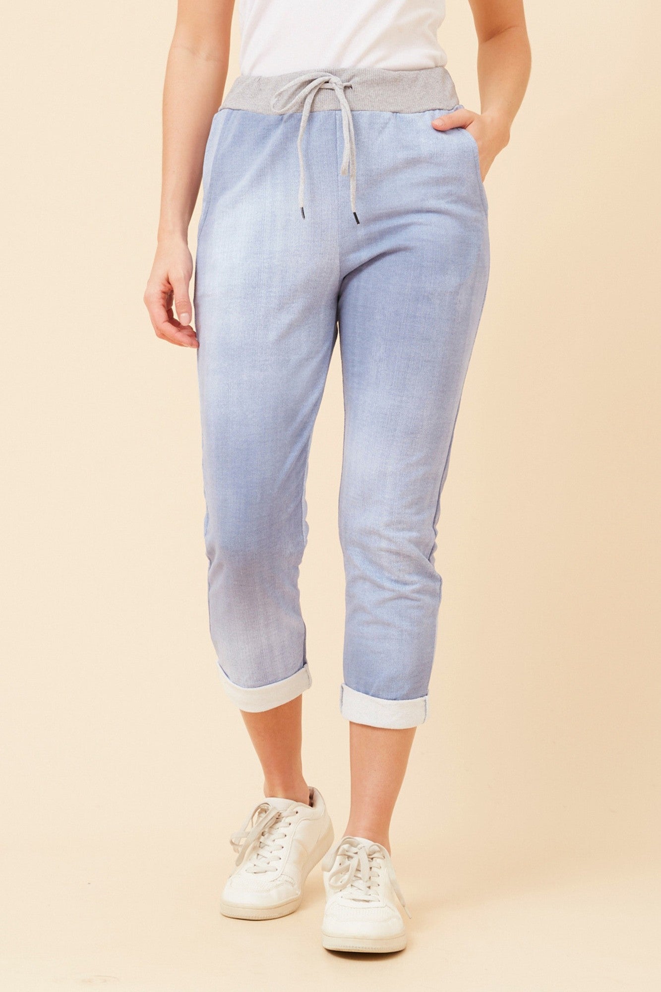 GINNA JOGGER PANTS (Denim)