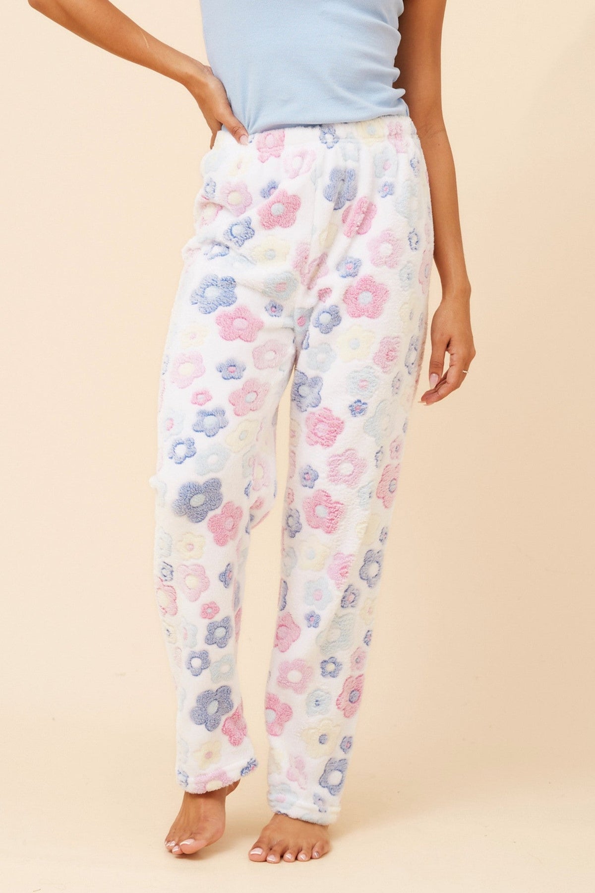 LEE FLORAL PRINT PYJAMA PANTS (Multi White)