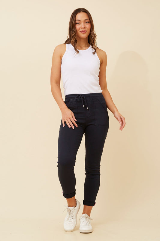INFINITY JANZA DENIM JOGGERS (Navy)