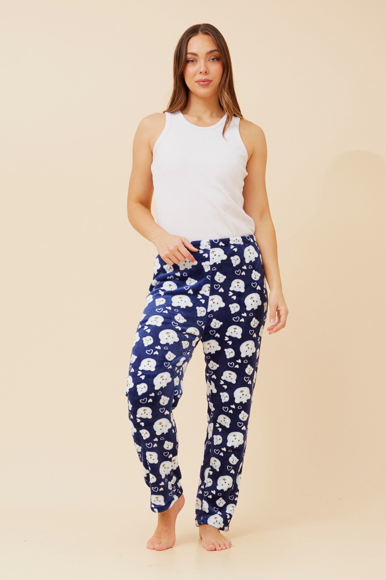 LEE ANIMAL PRINT PYJAMA PANTS (Navy)