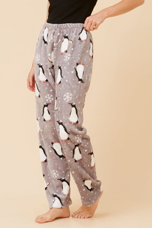 LEE PENGUIN PRINT PYJAMA PANTS (Grey)