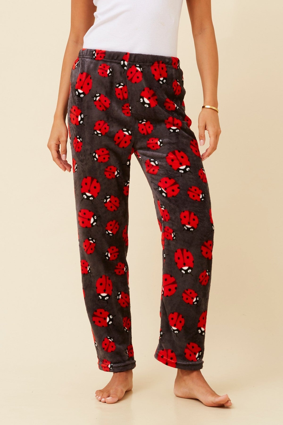 LEE PLUSH PYJAMA PANTS (Charcoal)