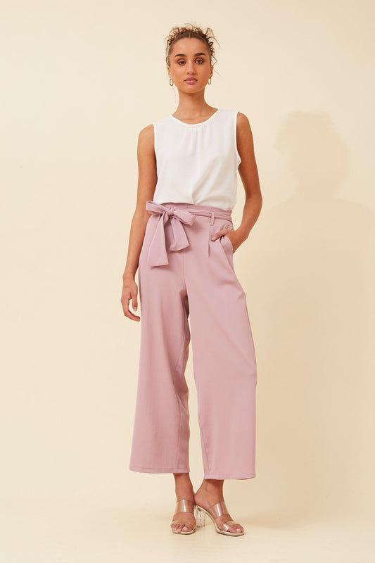 WINIFRED PAPER BAG PANTS (Black)