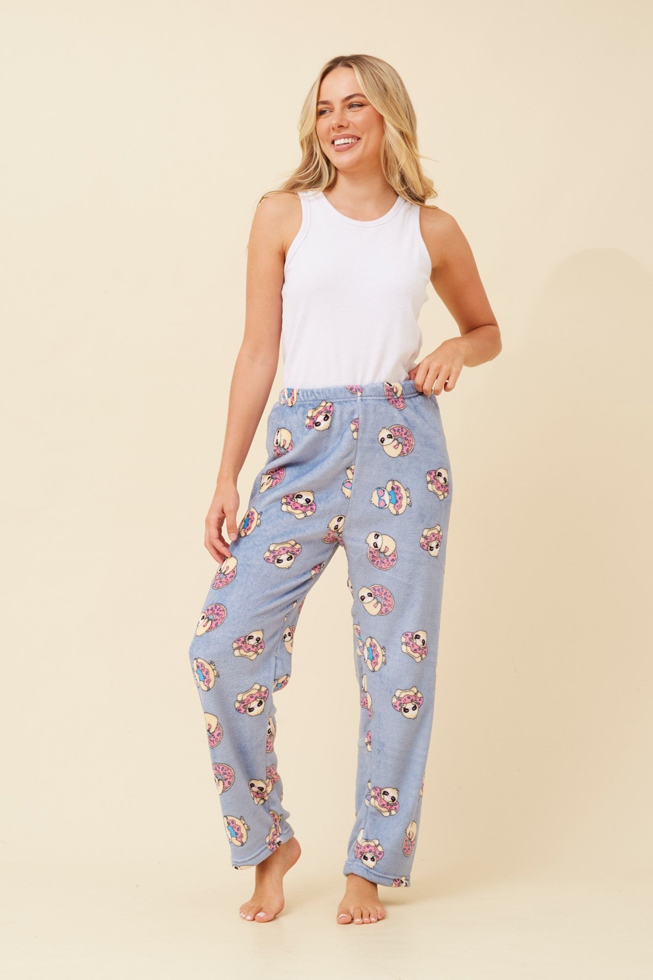 LEE PLUSH PYJAMA PANTS (Indigo)