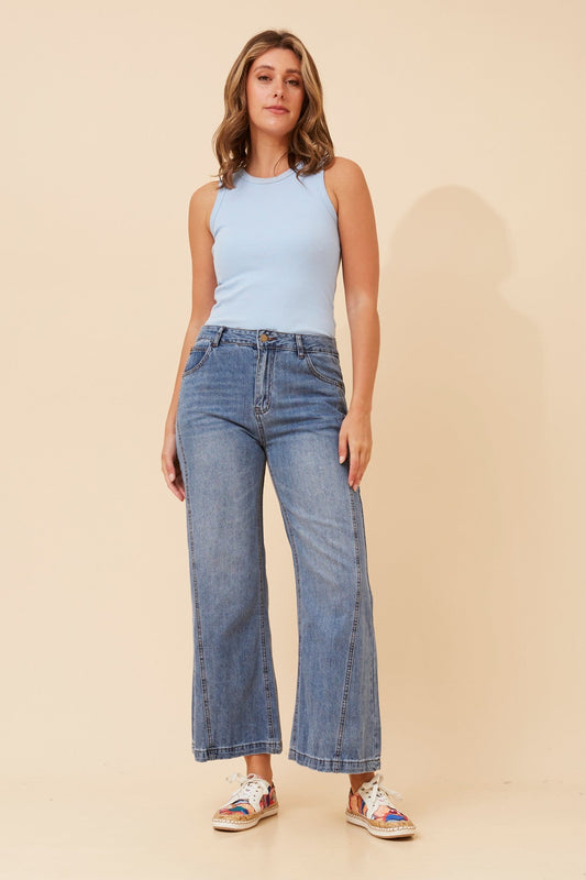 ZIA DENIM PANTS (Mid Denim)