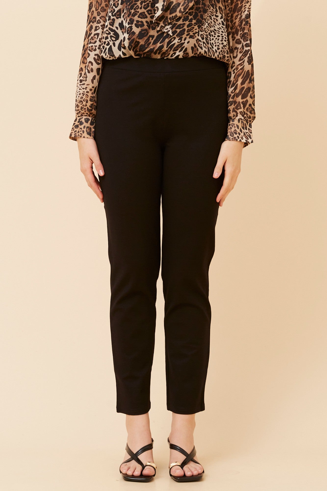 OPALINE SOLID PANTS (Black)