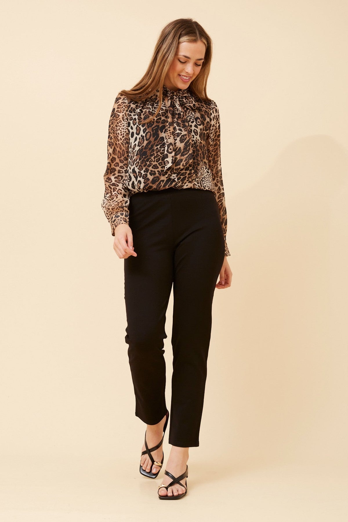 OPALINE SOLID PANTS (Black)