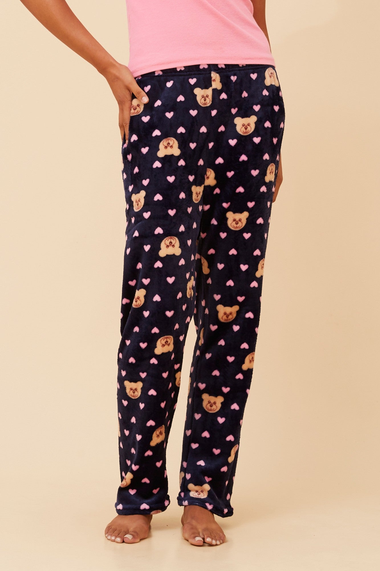 LEE BEAR PRINT PYJAMA PANTS (Multi Navy)