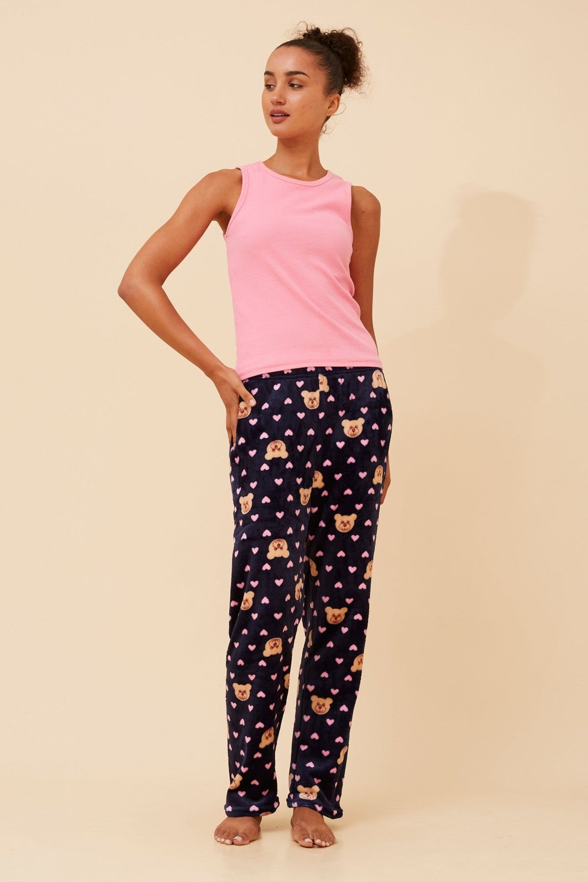LEE BEAR PRINT PYJAMA PANTS (Multi Navy)