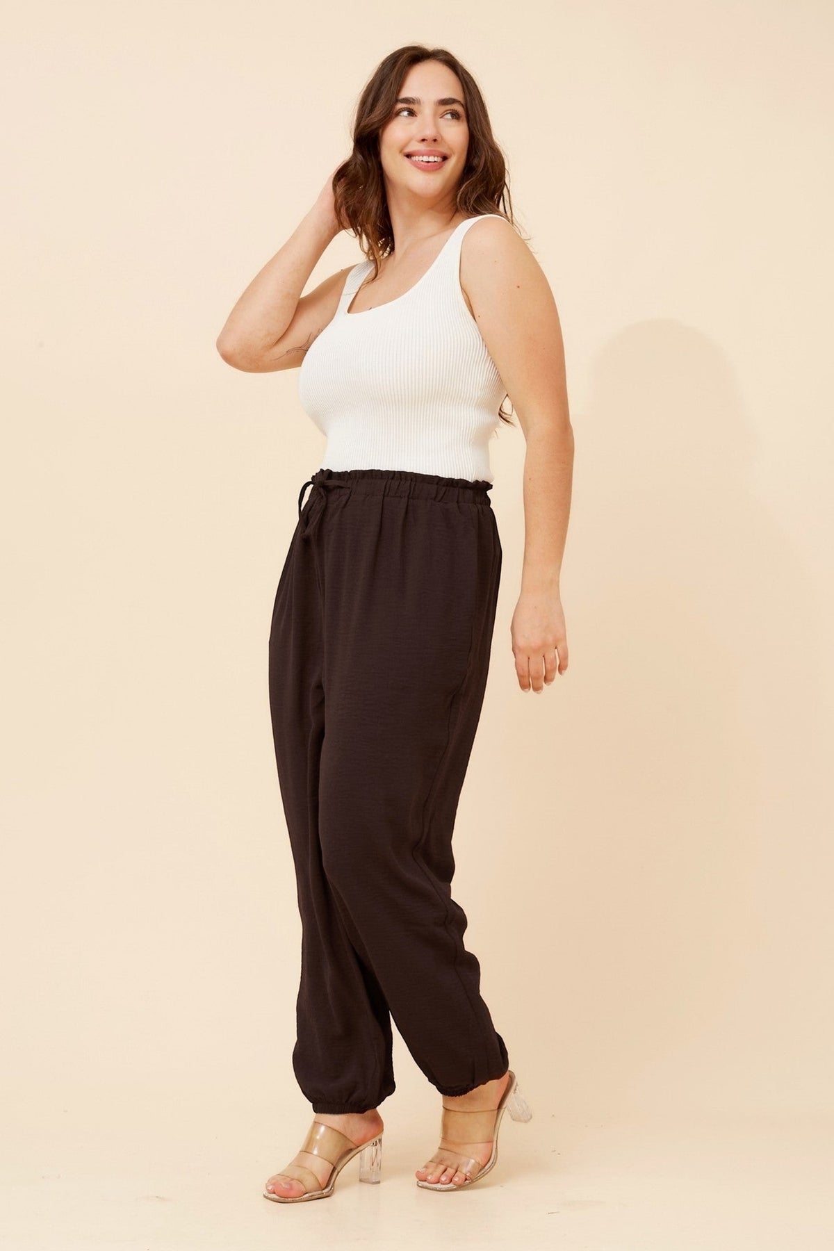 LEWIS SOLID JOGGER PANTS (Chocolate)