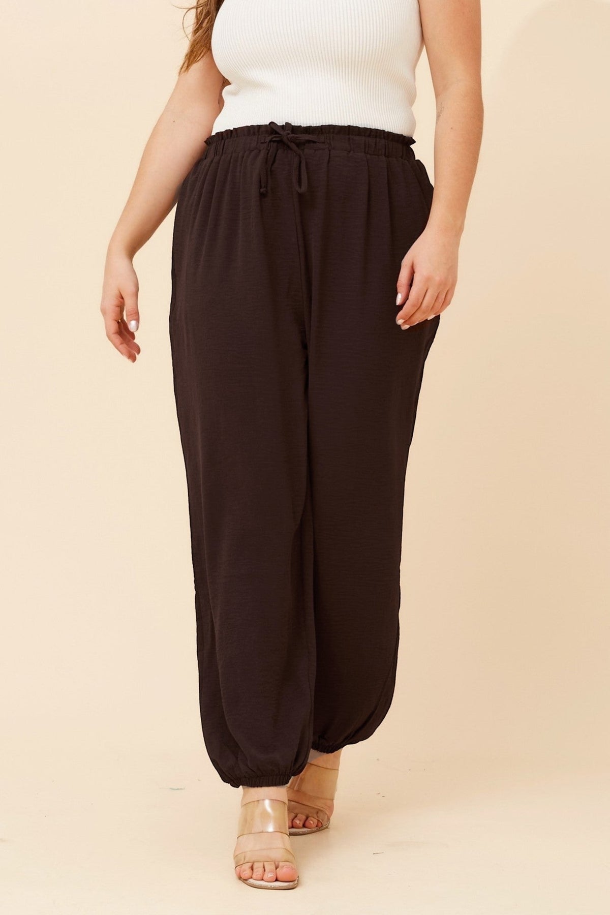 LEWIS SOLID JOGGER PANTS (Chocolate)