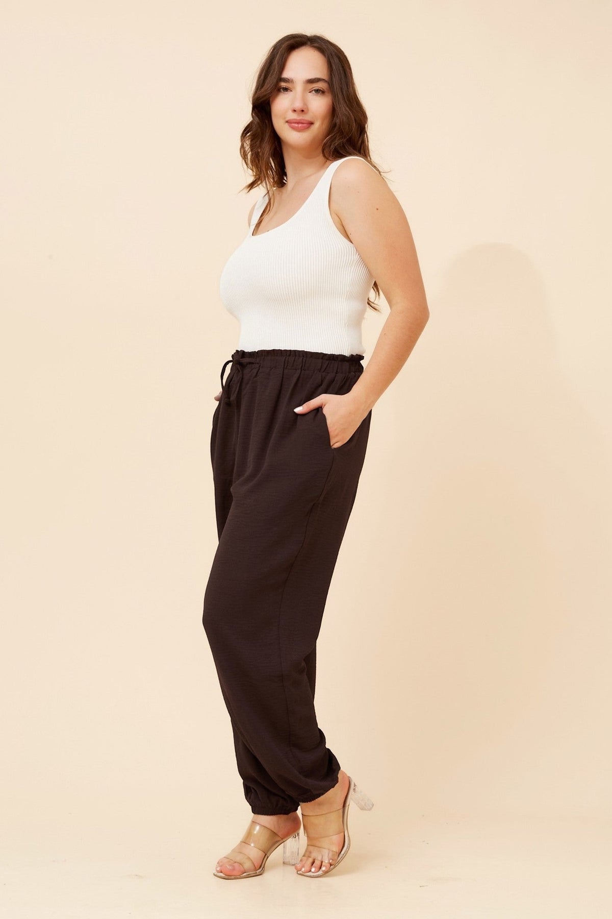 LEWIS SOLID JOGGER PANTS (Chocolate)