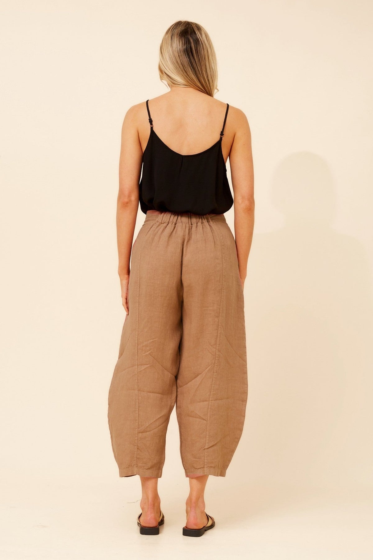 BOTTEGA MODA VITTORIA SOLID PANTS (Toffee)