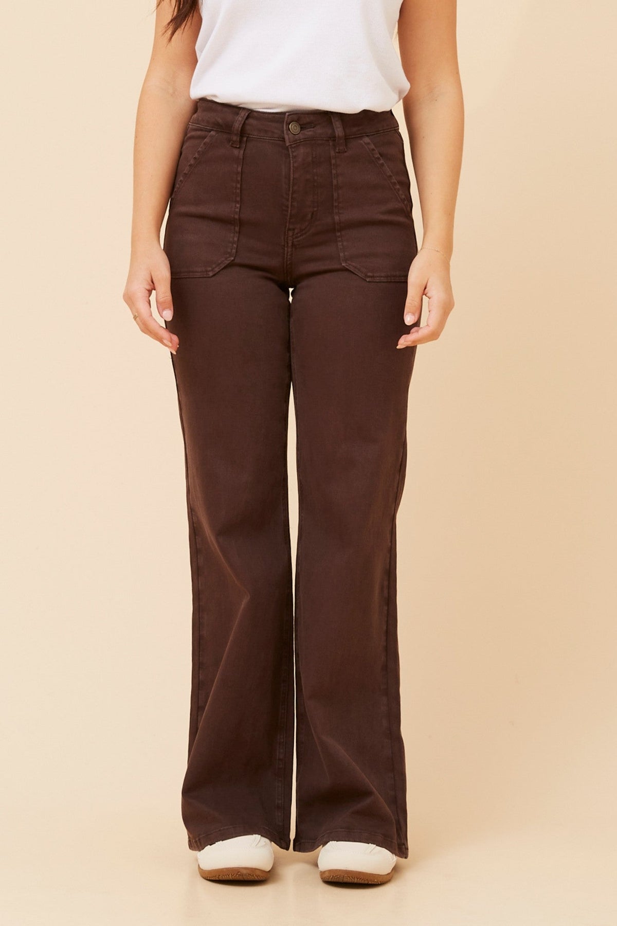EMMETT BOOTCUT DENIM PANTS (Chocolate)