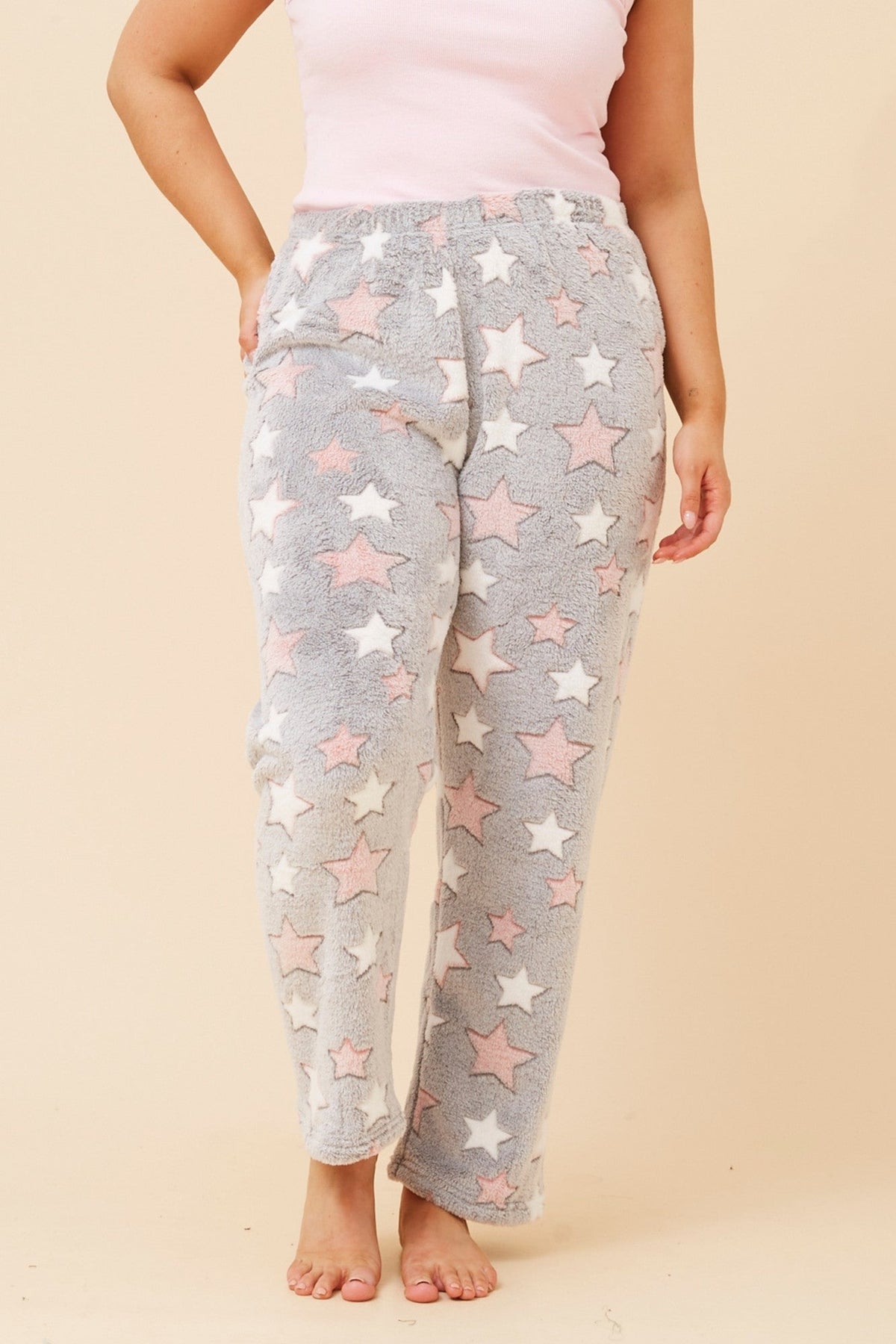 LEE STAR PRINT PYJAMA PANTS (Grey)