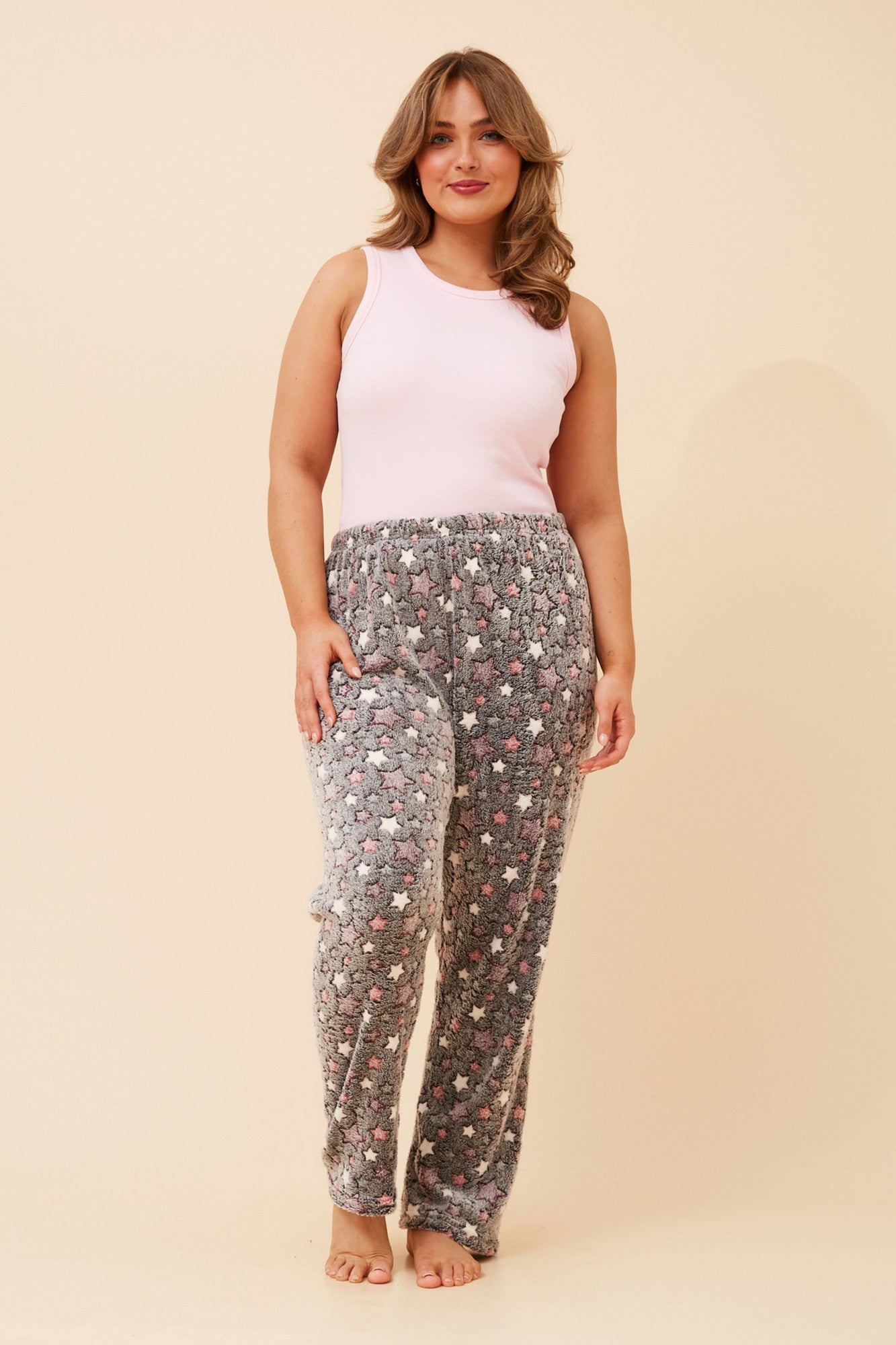 LEE STAR PRINT PYJAMA PANTS (Charcoal)
