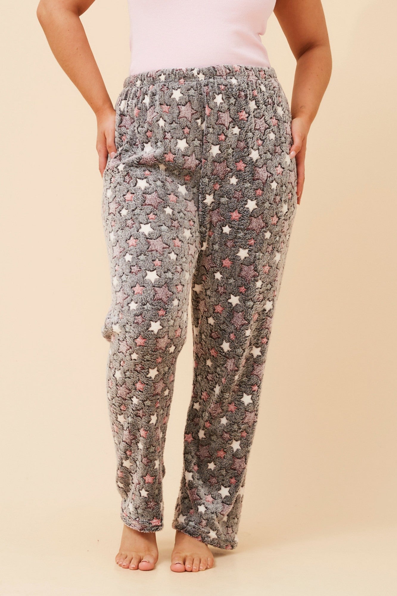 LEE STAR PRINT PYJAMA PANTS (Charcoal)