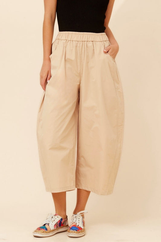 Caroline Morgan Australia OLIVET SOLID BARREL PANTS (Clay)