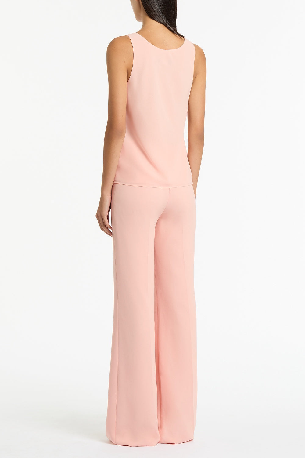 Carla Zampatti Pale Rose Georgette Scoop Cami (Pink)