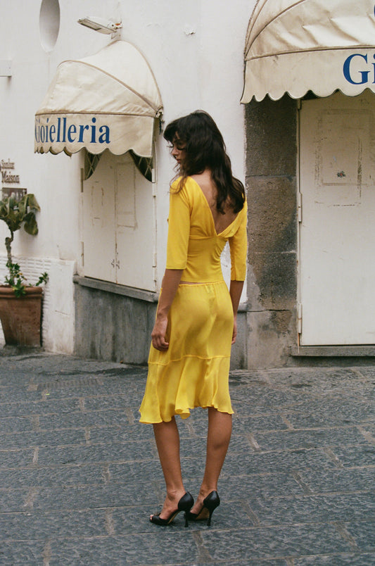 With Jéan Pali Skirt (Golden Yellow)