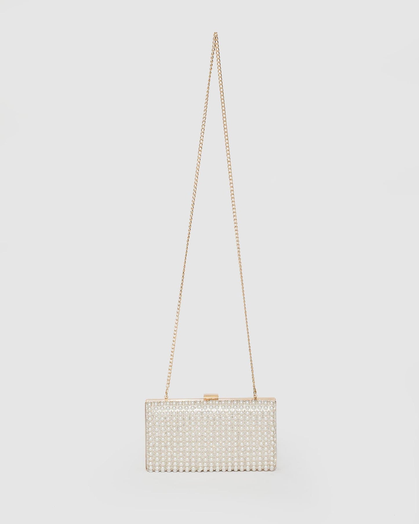 Colette by Colette Hayman Thalia Hardcase Clutch Bag (Pearl)