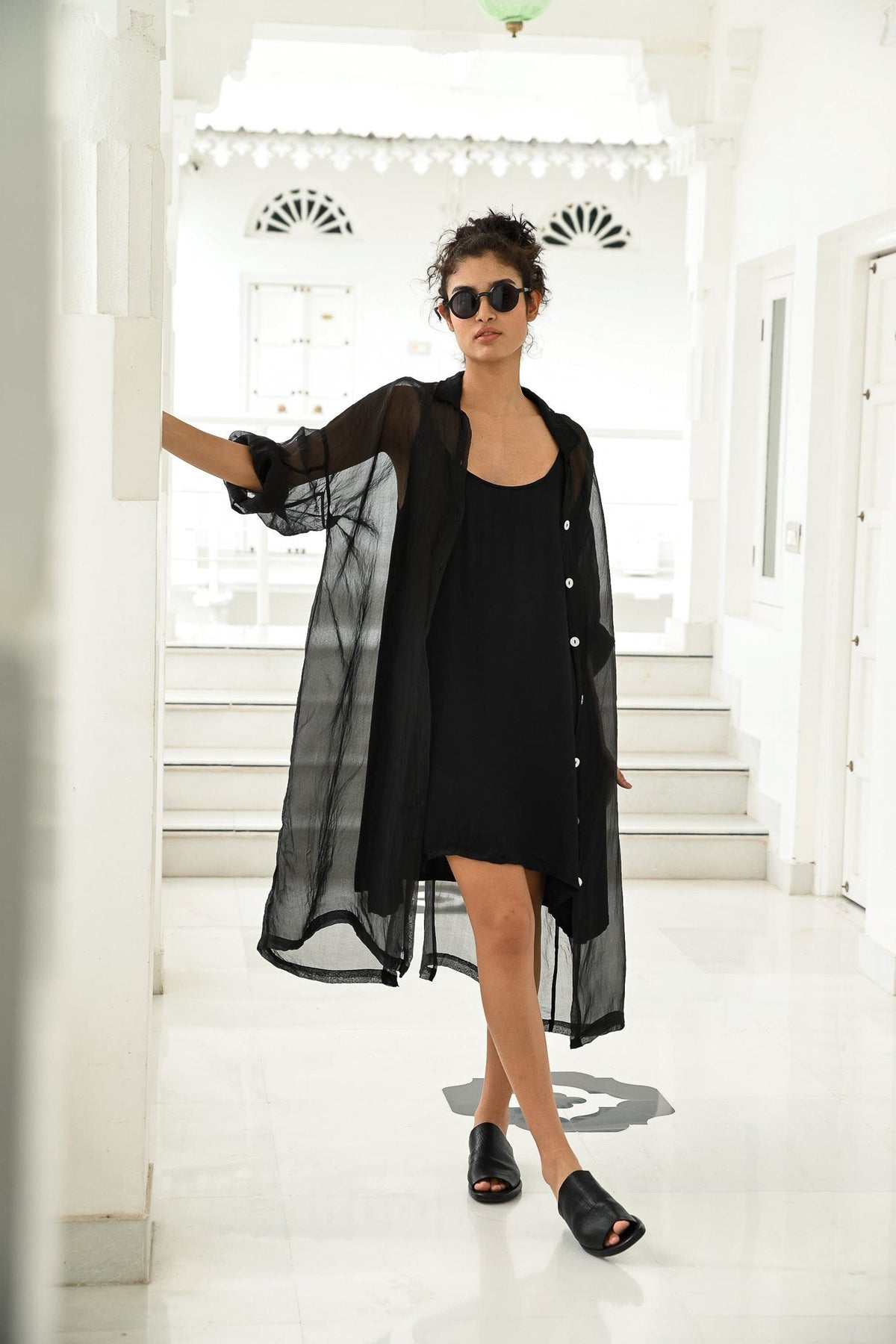 Piaf Coat- Silk Organza