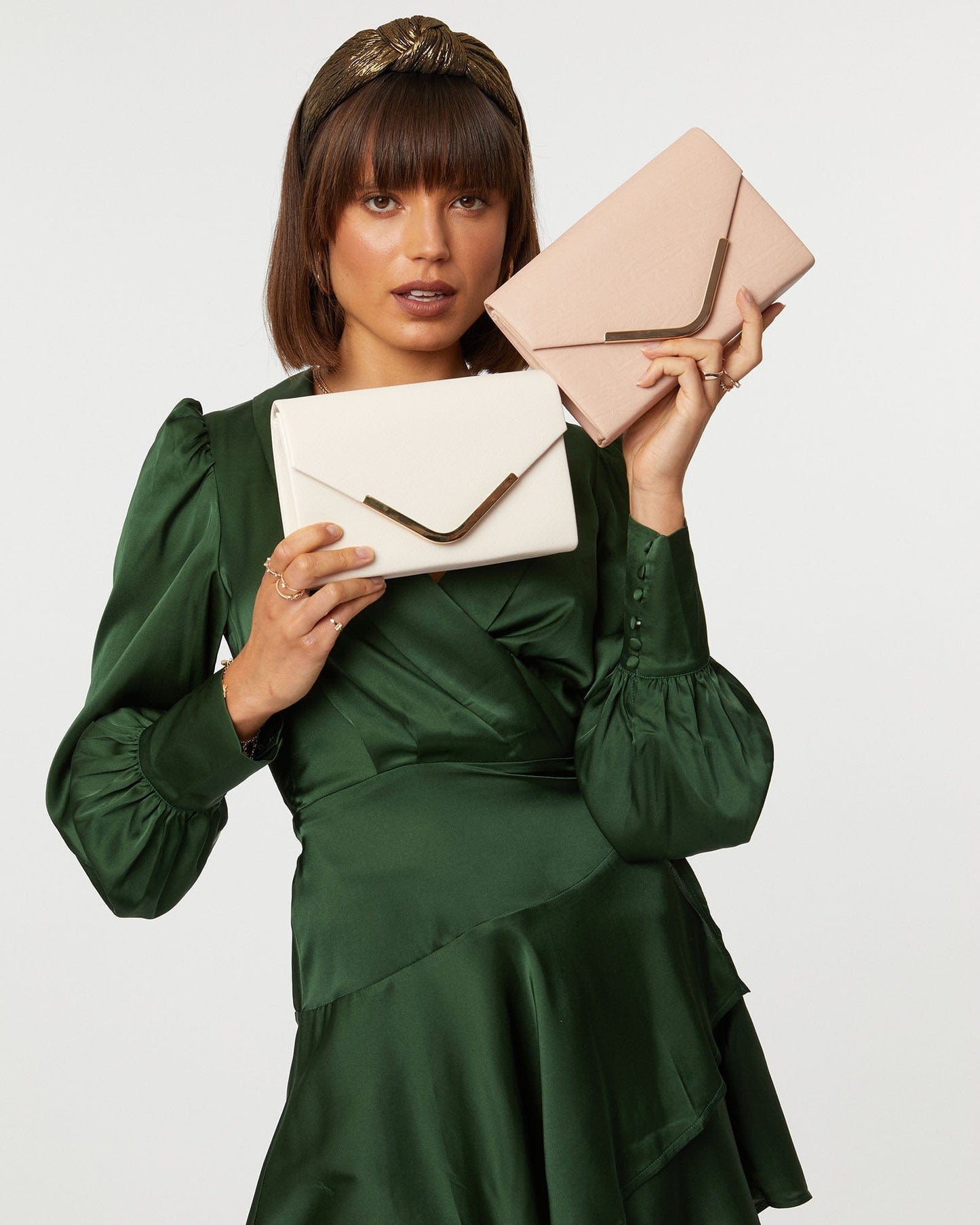 Colette by Colette Hayman Lila Envelope Clutch Bag (Pink)