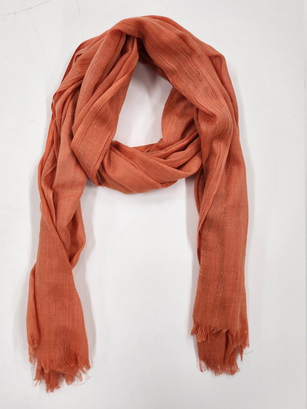 Threadz Plain Scarf (Orange)
