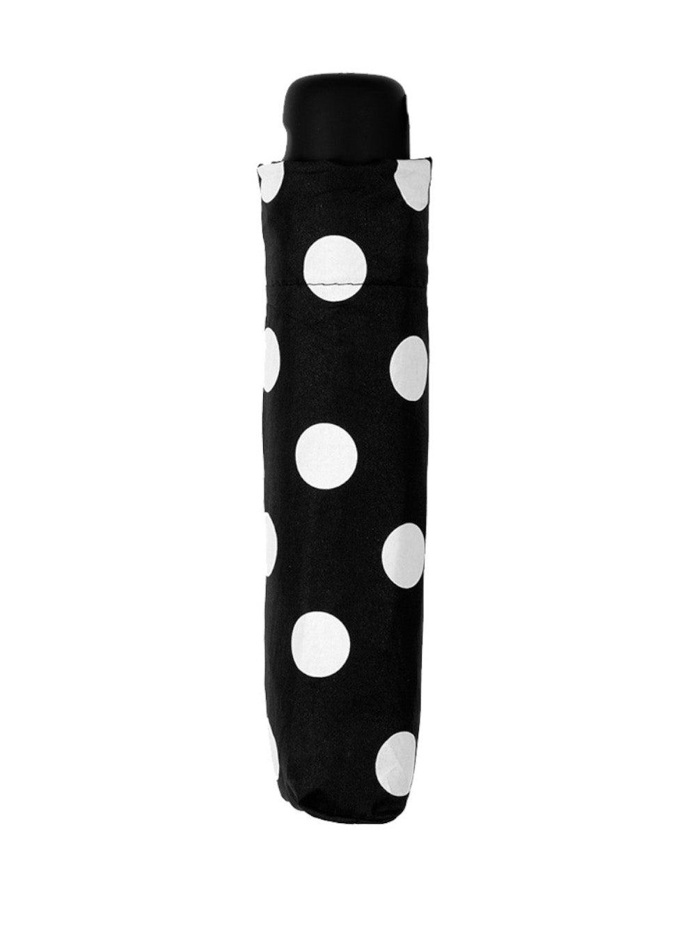 Clifton Au Polkadot Umberalla Black/White (Polka)