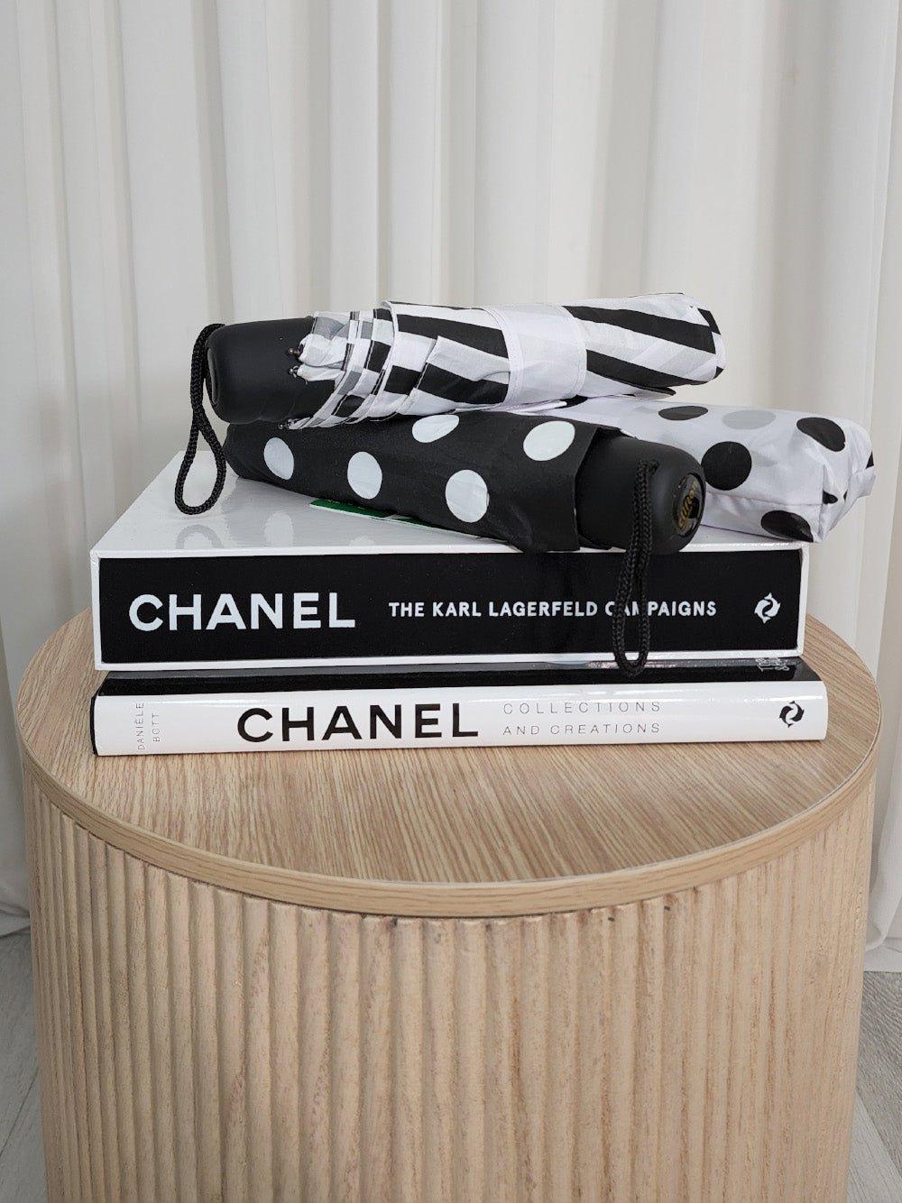 Clifton Au Polkadot Umberalla Black/White (Polka)