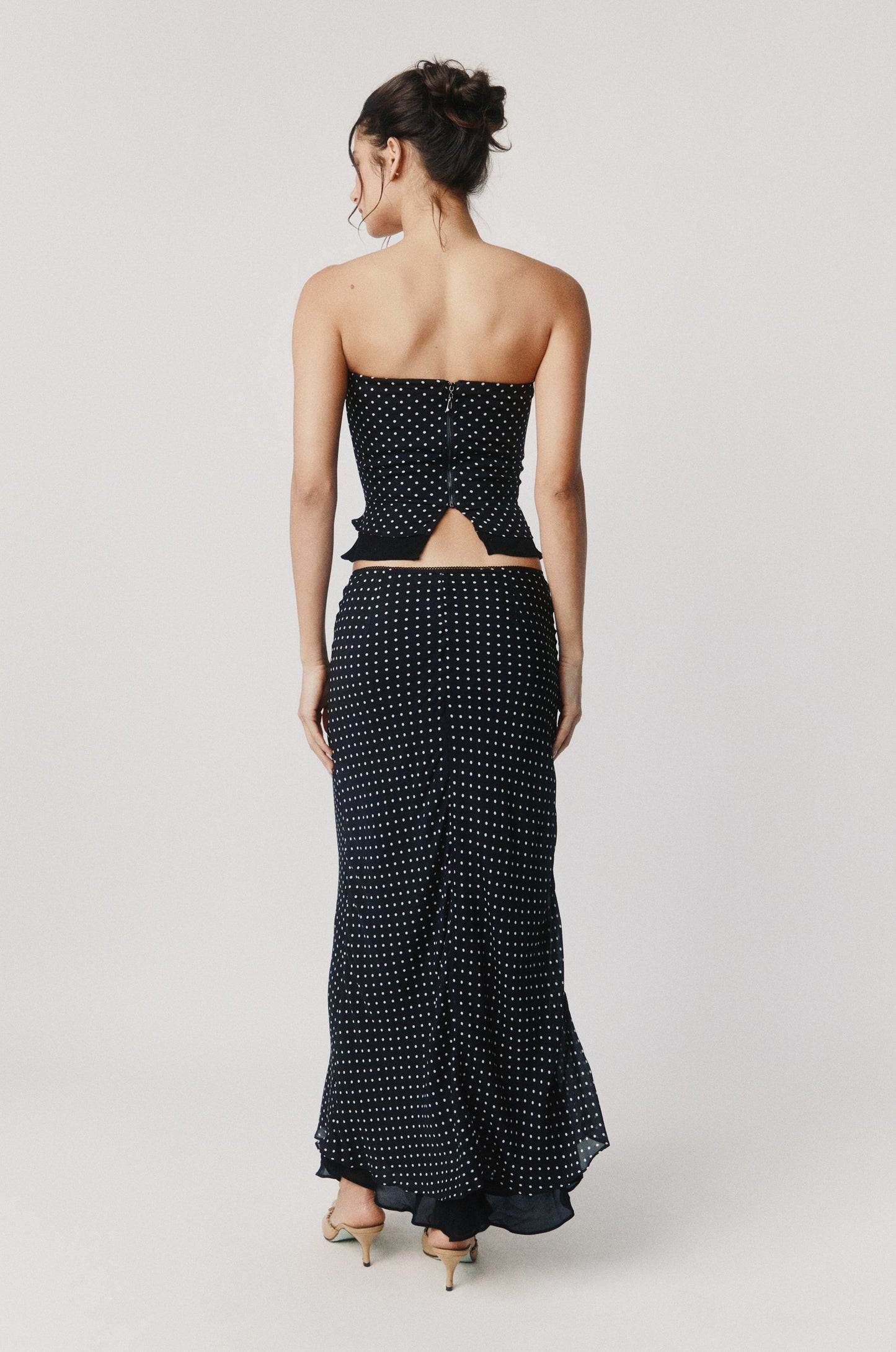 Priya Corset Top (Polka Dot)