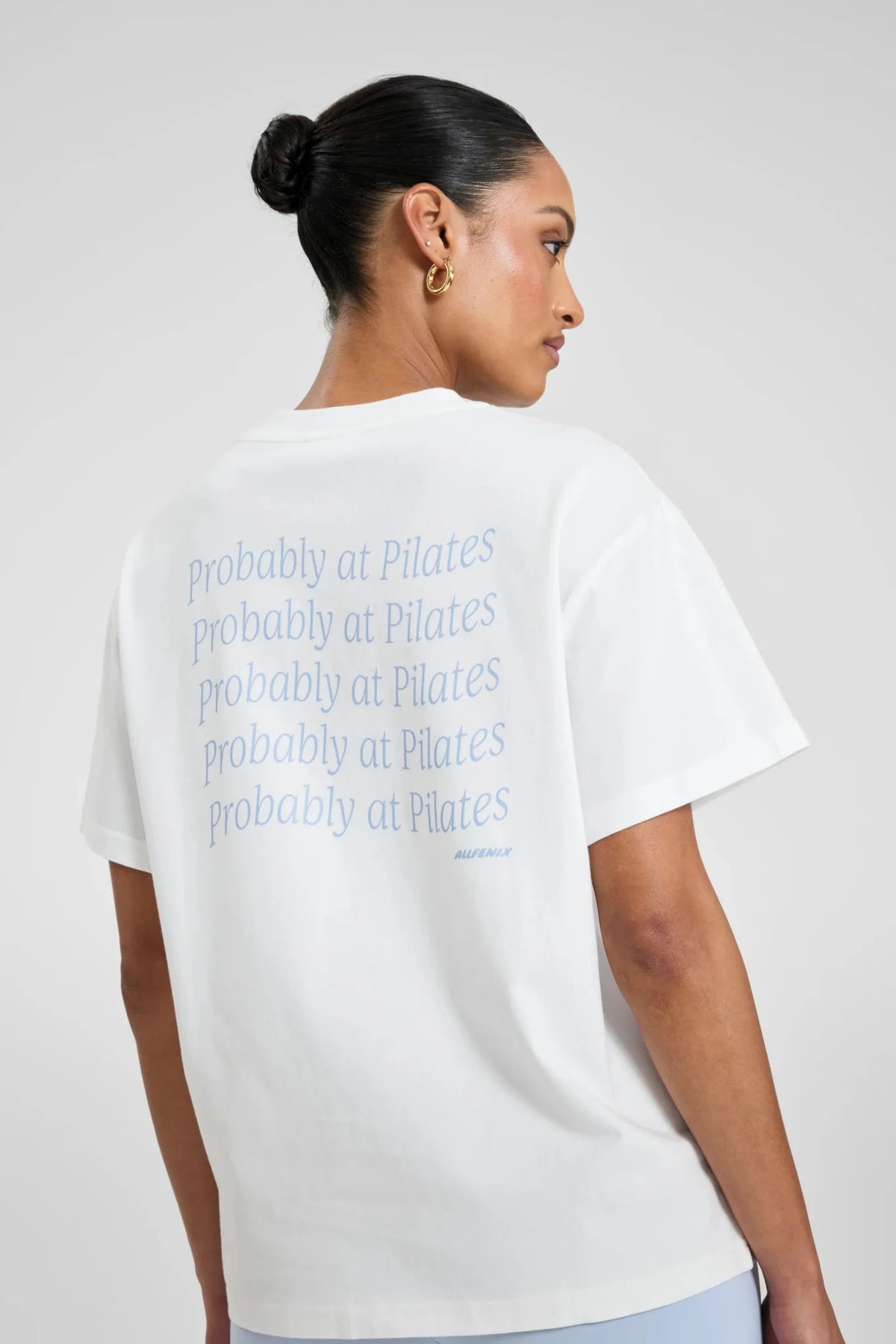 ALLFENIX Probably at Pilates Tee (Blue)