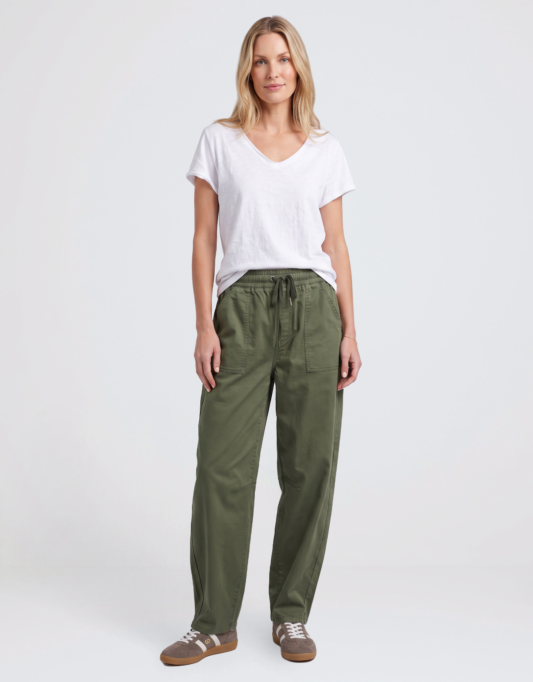 Elm Quinn Barrel Jogger (Basil)