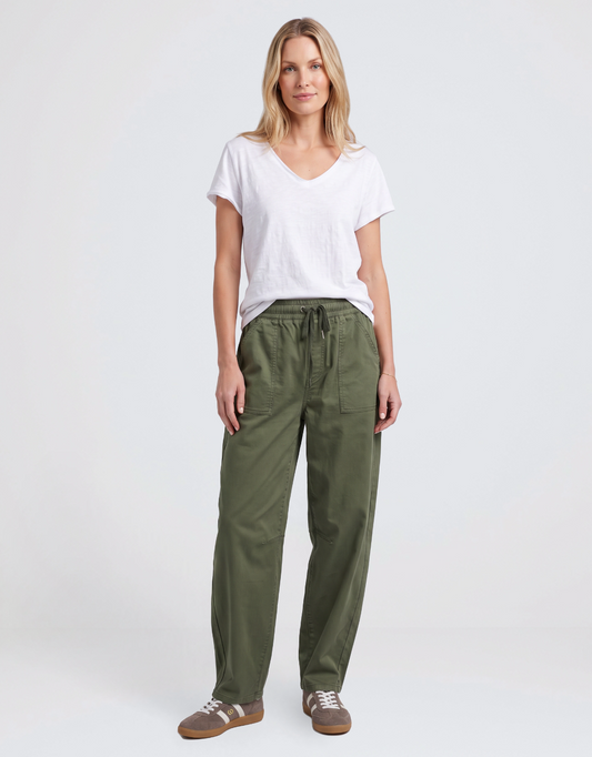 Elm Quinn Barrel Jogger (Basil)