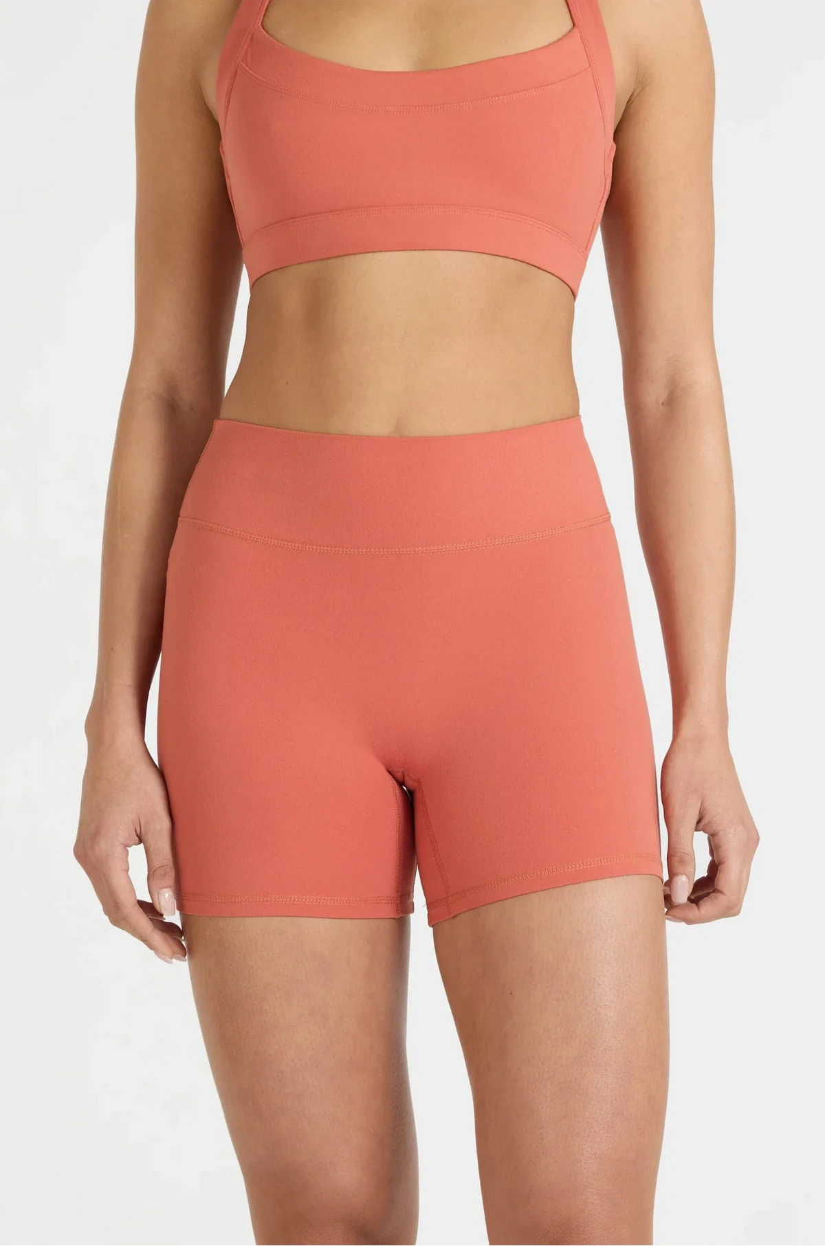 Image of Activewear. Product name - ALLFENIX CloudCore 5" Bike Short in Rust colour by brand - All Fenix