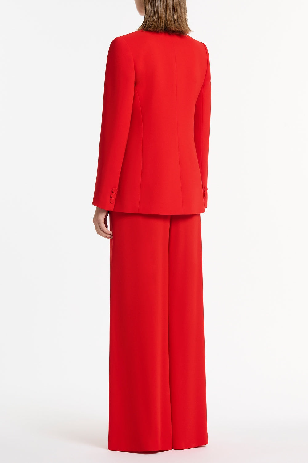 Carla Zampatti Crepe Rose Jacket (Red)
