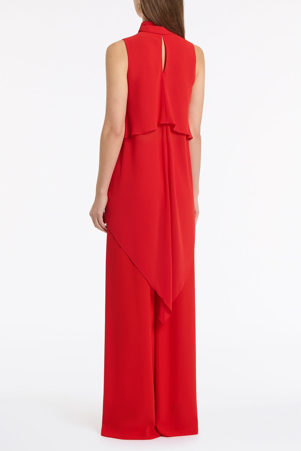 Carla Zampatti Georgette Tie Top (Red)