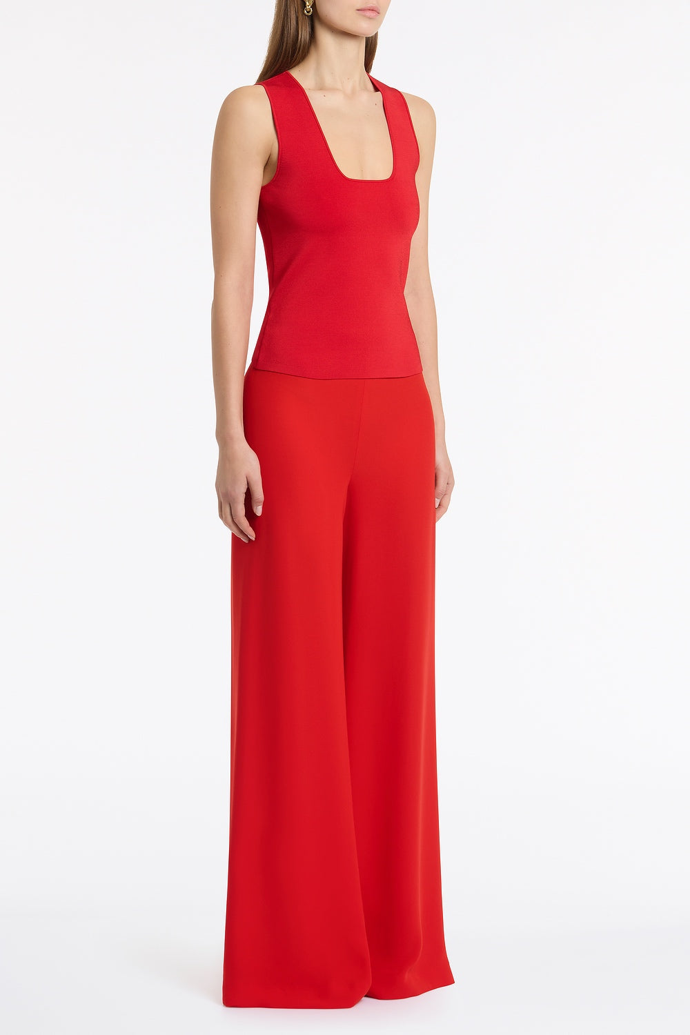 Carla Zampatti Milano Knit Tank (Red)