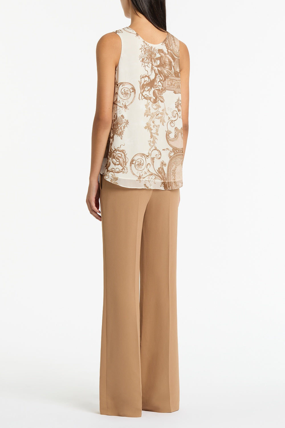 Carla Zampatti Renaissance Georgette Cami (Natural)