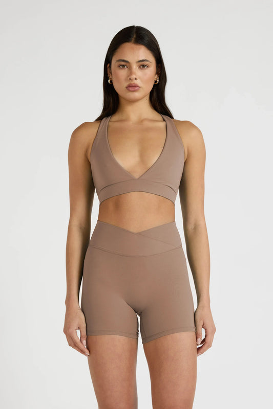 ALLFENIX CloudCore V-Waist 5" Bike Short (Latte)