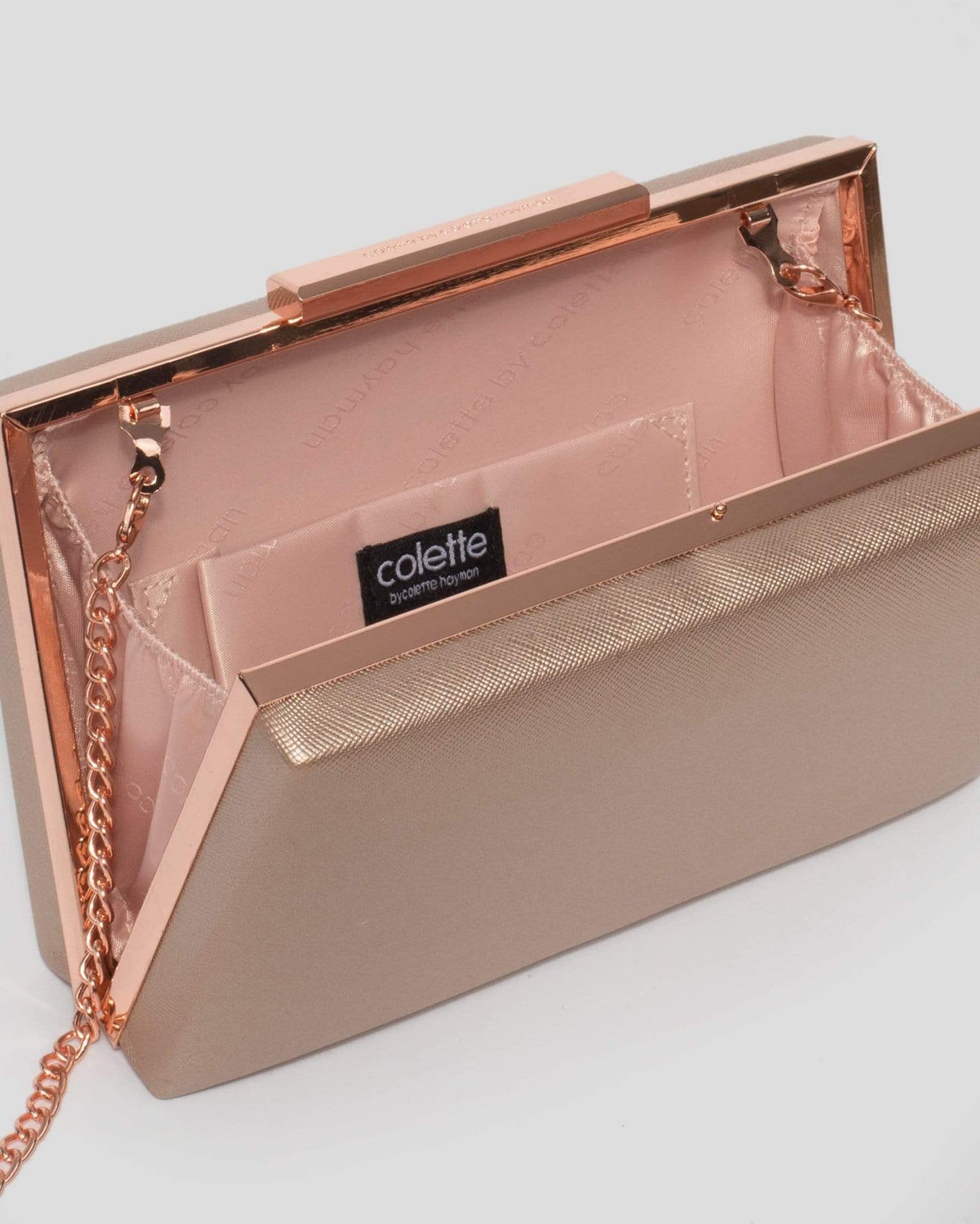 Colette by Colette Hayman Jaimi Clutch Bag (Rose Gold)