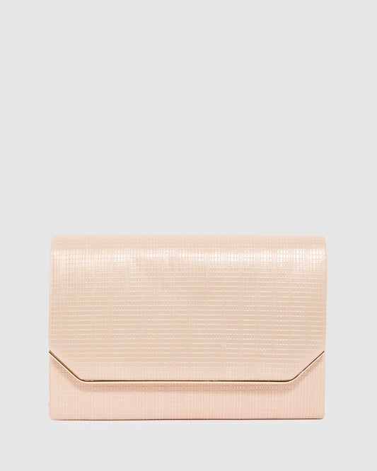 Colette by Colette Hayman Rose Penny Flap Clutch Bag (Gold)
