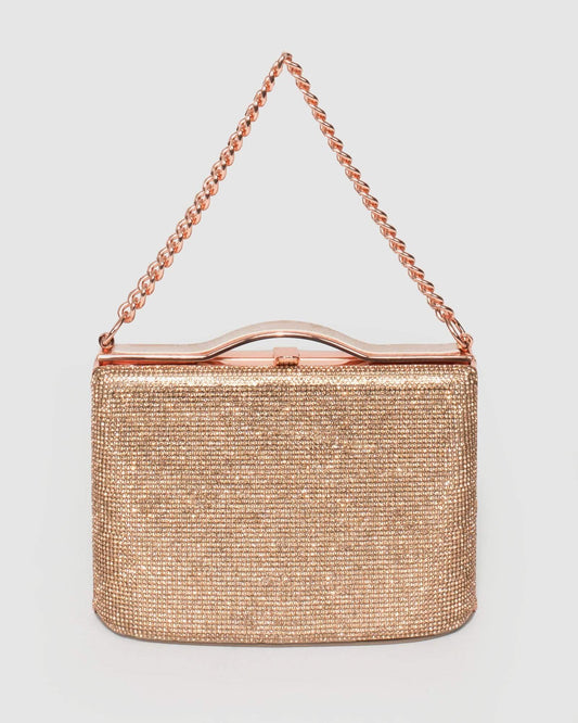 Colette Tullia Chain Bag (Rose Gold)